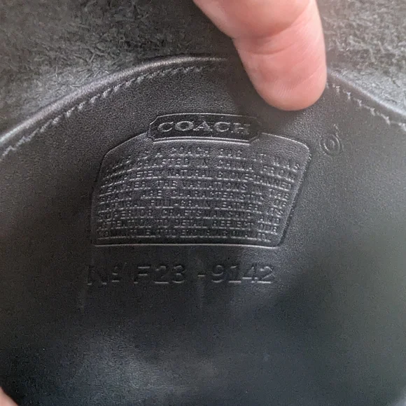 Coach Vintage Leather Slim Saddleback Crossbody Purse - Picture 2 of 9